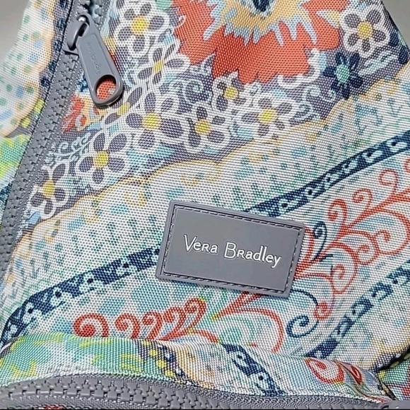 Vera Bradley ReActive Floral Citrus Paisley Mini Sling Backpack - Picture 8 of 8